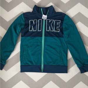 Nike Kids Jacket in Teal and Navy
